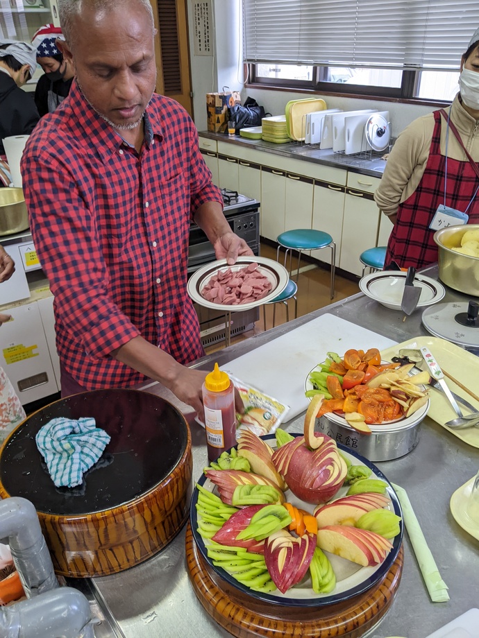 スリランカ料理の様子