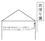 のぼり旗イメージ