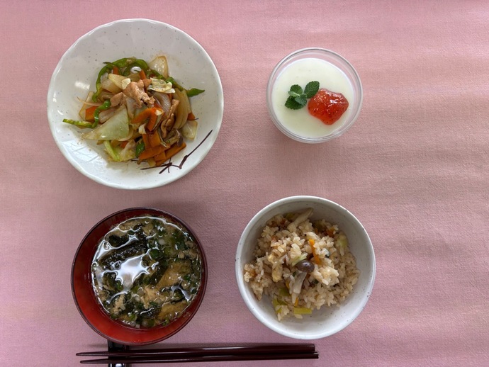 手作り焼き肉のたれを使った野菜炒め