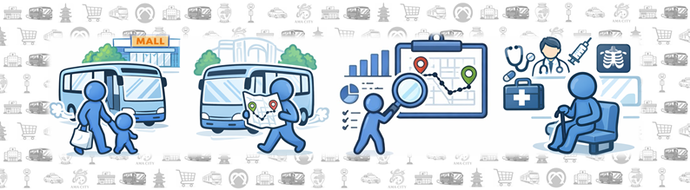 OD調査をイメージしたモノグラム